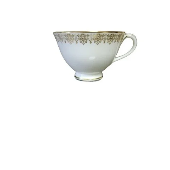 Royal Doulton GOLD LACE English Fine Bone China Tea Cup H4989 Made in England - Picture 1 of 9